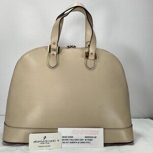 ALBERTA di CANIO ITALY -NWT $425.00           BLUE RIBBON ITALIAN LEATHER DOME